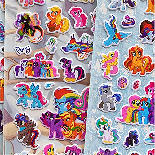 ASDFG My Little Pony (3 Fotos) KT Cat (3 Fotos) Pegatinas para niños Pegatinas Pegatinas Pegatinas tridimensionales de Burbujas 3D Pegatinas para niñas Pegatinas de Papel