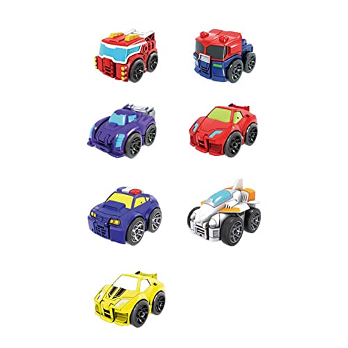 ASDPOIRE Juguetes de Transformers, 7 Piezas de Mini King Kong Toy Toy Robot Model Toy Boy Day Day Regalo (2.9in)