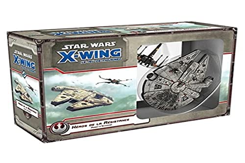 Asmodee Star Wars X-Wing - Héroes de la Resistencia, Juego de Mesa - Juego de Figuras