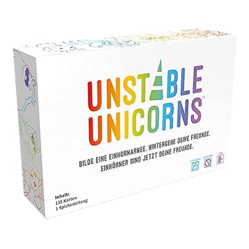 Asmodee Unstable Unicorns - Juego de Cartas (Contenido en alemán)