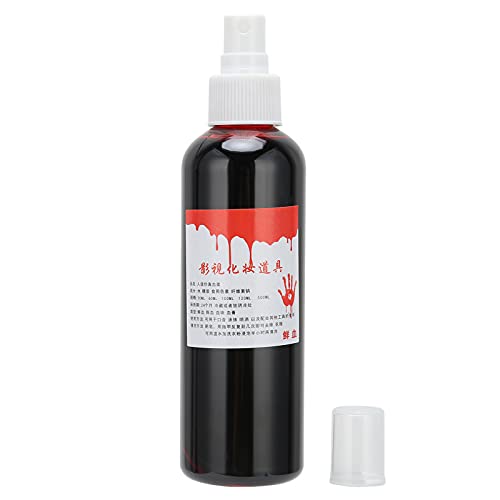 ASOMI Suministros de Maquillaje de Efecto Especial de Halloween 200ml Sangre de Maquillaje Disfraz de Halloween Spray Sangre Falsa Maquillaje de Efecto Especial Sangre