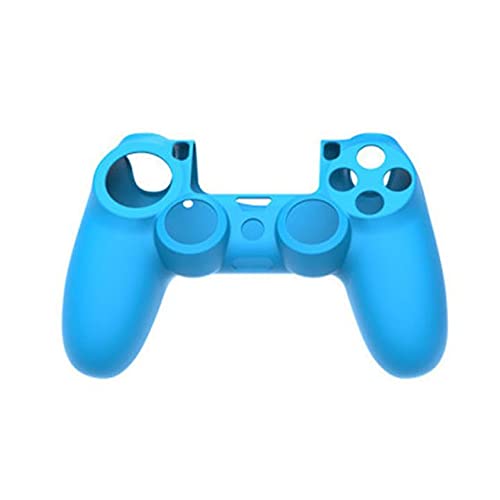 Asotagi Juego de 3 piezas compatibles para PS4 Controller Grips antideslizante silicona funda juego accesorios con funda de silicona y 2 tapas basculantes