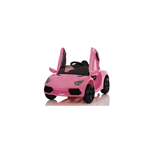 ATAA CARS Súper Deportivo 12v con Mando Coche eléctrico para niños - Rosa- Coche eléctrico Infantil con batería 12v