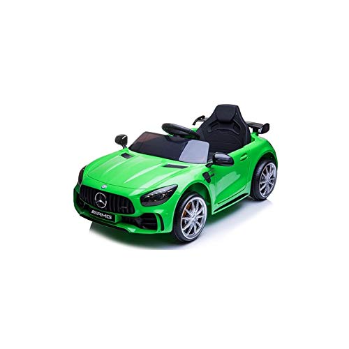 ATAA M.ercedes GTR 12v - Verde - Coche eléctrico para niños con batería 12v y Mando para Padres