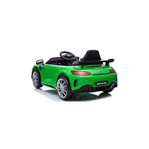 ATAA M.ercedes GTR 12v - Verde - Coche eléctrico para niños con batería 12v y Mando para Padres