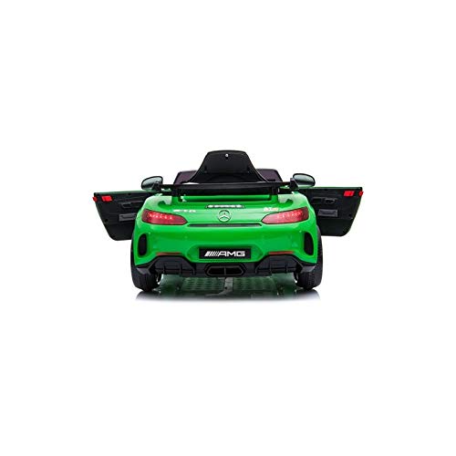 ATAA M.ercedes GTR 12v - Verde - Coche eléctrico para niños con batería 12v y Mando para Padres