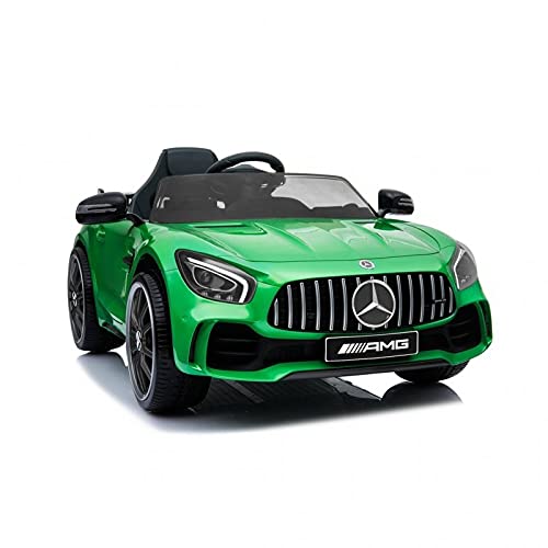 ATAA Mercedes GTR Mini - Verde - Coche eléctrico para niños y niñas con Mando para Padres y batería 6v