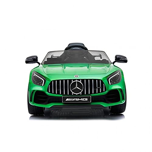 ATAA Mercedes GTR Mini - Verde - Coche eléctrico para niños y niñas con Mando para Padres y batería 6v