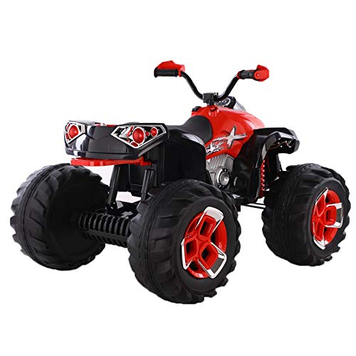 ATAA Quad eléctrico Infantil 12v - Rojo - Moto eléctrica para niños con Mando Control Remoto