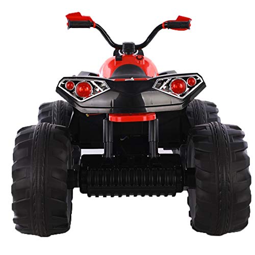 ATAA Quad eléctrico Infantil 12v - Rojo - Moto eléctrica para niños con Mando Control Remoto