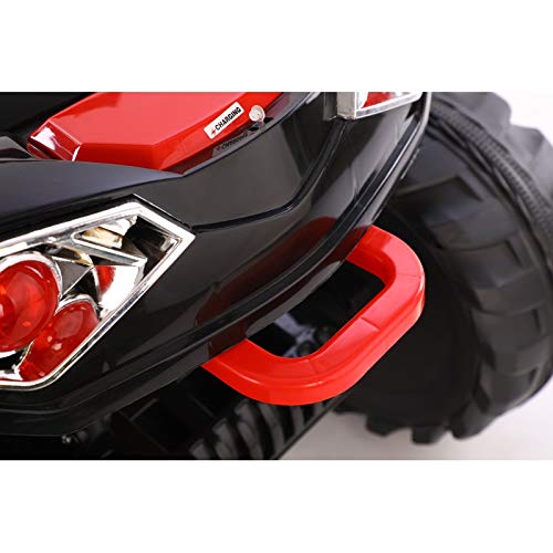 ATAA Quad eléctrico Infantil 12v - Rojo - Moto eléctrica para niños con Mando Control Remoto