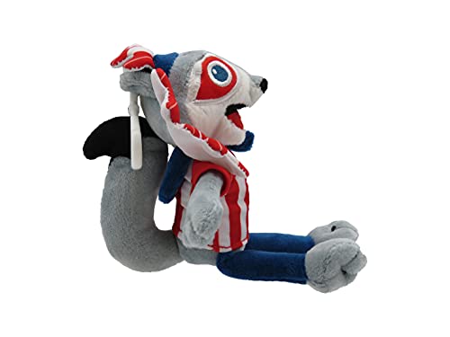 Atletico de Madrid M-02-ATL Peluche Indi con Gancho para Colgar, 20 cm