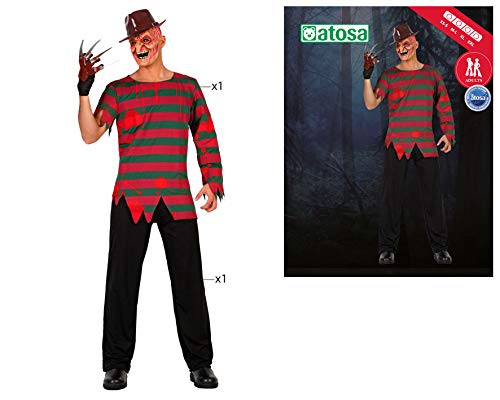 Atosa Freddy Krueger Disfraz Adulto - Talla XS-S