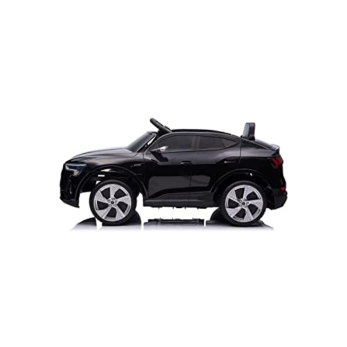 A.u.d.i E-Tron Sport 12v - Negro - Coche eléctrico para niños con batería de 12v y Mando para Padres