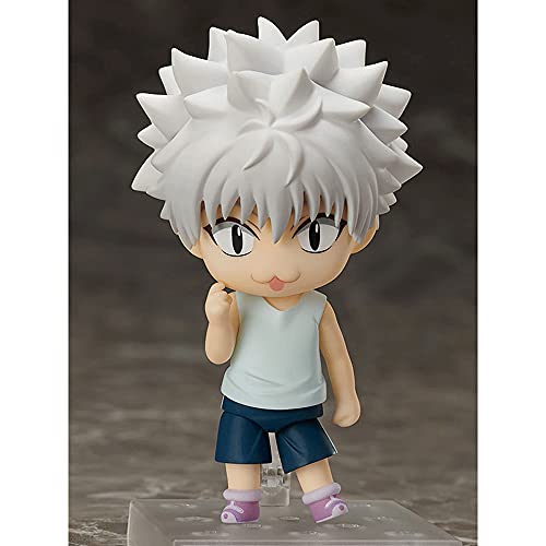 Ayyouni Hunter X Hunter Killua Zoldyck Nendoroid Figura De Acción con Accesorios Articulaciones Móviles Estatua Personajes Juguete Decoraciones De Escritorio Colecciones para Fanáticos del Anime