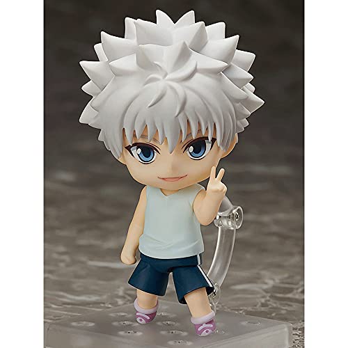 Ayyouni Hunter X Hunter Killua Zoldyck Nendoroid Figura De Acción con Accesorios Articulaciones Móviles Estatua Personajes Juguete Decoraciones De Escritorio Colecciones para Fanáticos del Anime