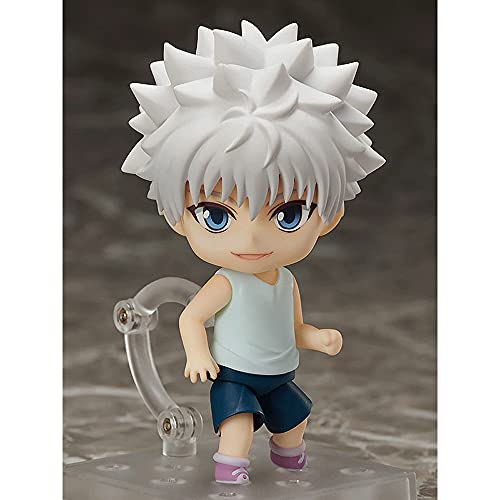 Ayyouni Hunter X Hunter Killua Zoldyck Nendoroid Figura De Acción con Accesorios Articulaciones Móviles Estatua Personajes Juguete Decoraciones De Escritorio Colecciones para Fanáticos del Anime