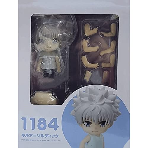 Ayyouni Hunter X Hunter Killua Zoldyck Nendoroid Figura De Acción con Accesorios Articulaciones Móviles Estatua Personajes Juguete Decoraciones De Escritorio Colecciones para Fanáticos del Anime