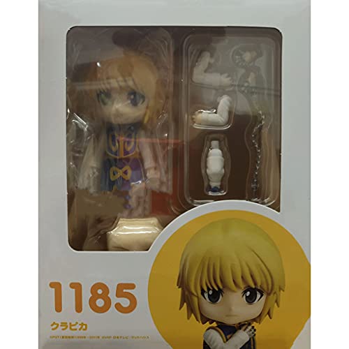 Ayyouni Hunter X Hunter Kurapika Nendoroid Q Version Figura De Acción con Accesorios Articulaciones Móviles Estatua Personajes Juguete Decoraciones De Escritorio Colecciones para Fanáticos del Anime