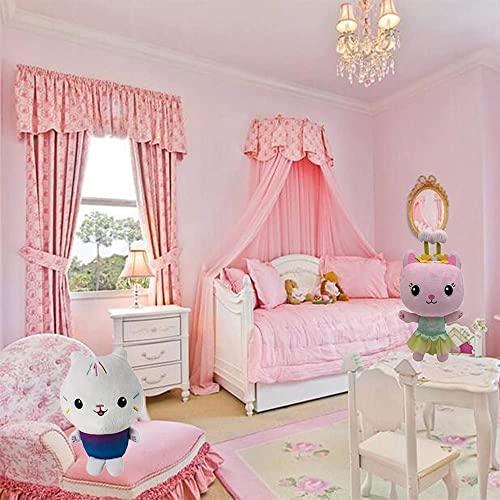 B jade Gabbys Doll House Plush Suit, Catrat, Kitty Fairy Soft Plush Doll Toy Pandy Paws, Mercat, Cakey Cat, Baby Box Regalos para Niños Y Niñas (6 Piezas)