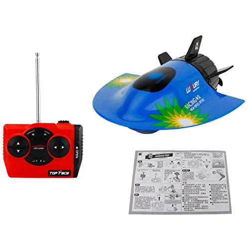 Ba30DEllylelly 3314 Radio Control Submarine Racing Boat Universal RC Juguetes para niños Portátil Niños Modelo de lancha rápida RC