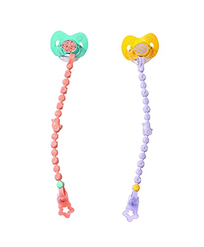 BABY born Dummy with Dummy Chain Doll pacifier & pacifier holder - Accesorios para muñecas (Doll pacifier & pacifier holder, 3 año(s), Multicolor, 43 cm, Chica, 43 cm) , color/modelo surtido