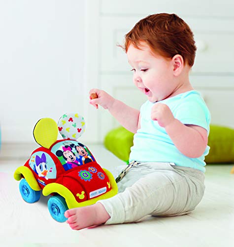 Baby Clementoni Mickey & Friends Baby Disney Coche Blandito Interactivo, Multicolor (Clementoni Spain 55259)