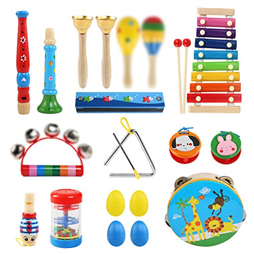 Ballery Juguetes de Instrumentos Musicales, Juguete Música Instrumento, Juguetes Músicales de Percusion para Bebes, Instrumentos Musicales Infantil, Juguetes de Educación Temprana