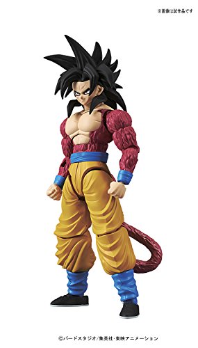 Bandai Hobby Z Son Goku Super Saiyan 4 Model Kit 14 cm Dragon Ball GT Figure-Rise Standard 84086P, Color (BDHDB144977)