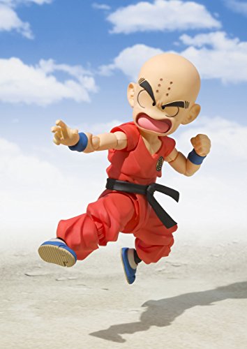 BANDAI- Krilin Niño Figura 10 Cm Dragon Ball SH Figuarts, Multicolor (BDIDB551375)