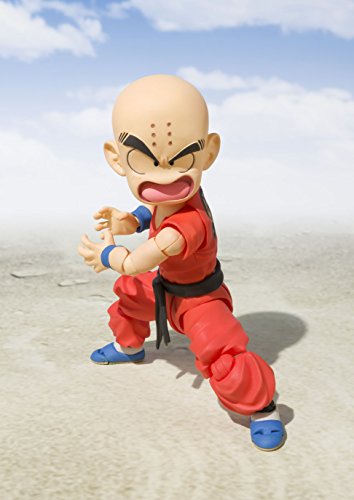 BANDAI- Krilin Niño Figura 10 Cm Dragon Ball SH Figuarts, Multicolor (BDIDB551375)