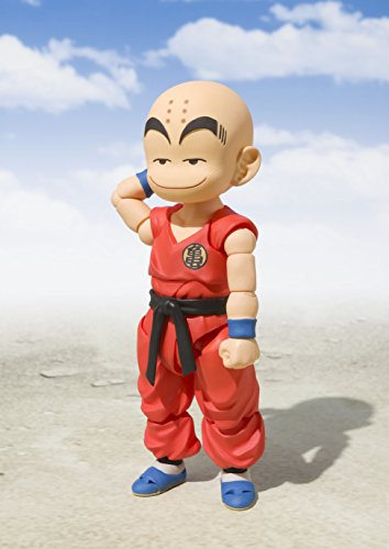 BANDAI- Krilin Niño Figura 10 Cm Dragon Ball SH Figuarts, Multicolor (BDIDB551375)