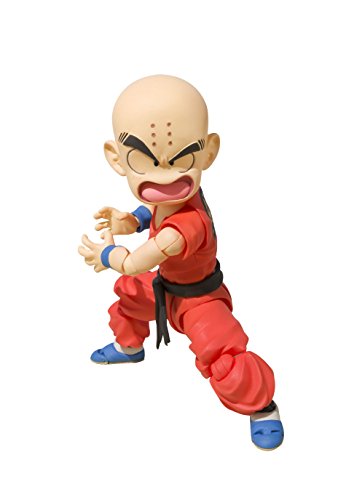 BANDAI- Krilin Niño Figura 10 Cm Dragon Ball SH Figuarts, Multicolor (BDIDB551375)