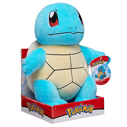 Bandai Pokémon Carapuce (Squirtle) - Peluche de Peluche (30 cm), Color Azul