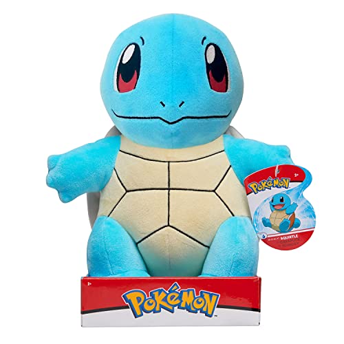 Bandai Pokémon Carapuce (Squirtle) - Peluche de Peluche (30 cm), Color Azul