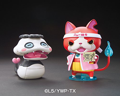 (BANDAI) Yo-Kai Watch Nya- KB Ouen Stage Set Tsuchinoko Panda & Jibanyan (Plastic Model kit) by Bandai