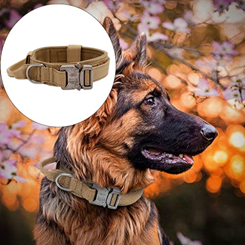 Baoblaze Ajustable Nylon Mascotas Cinturón para el Cuello Herramienta de Entrenamiento de Animales Collar para Entrenamiento - Color de Barro XL: 50-60