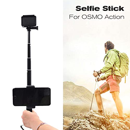 Baoblaze Palo Selfie Soporte con Obturador Remoto Inalámbrico para Movil,Mini Monópode Extensible Selfie Stick