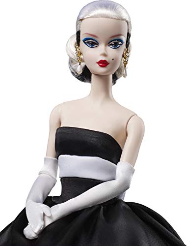 Barbie Collector Muñeca rubia Black and White Forever (Mattel FXF25)