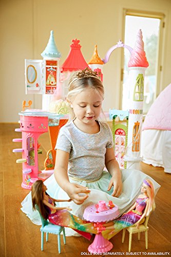 Barbie- Dreamtopia Sweetville Castle Palacio Reino de las Chuches, Multicolor, 63 x 37 x 18 cm (Mattel DYX32) , color/modelo surtido