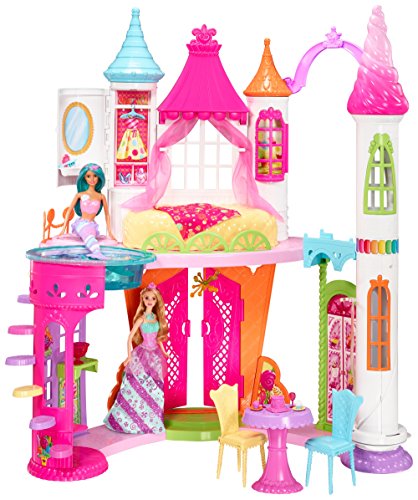 Barbie- Dreamtopia Sweetville Castle Palacio Reino de las Chuches, Multicolor, 63 x 37 x 18 cm (Mattel DYX32) , color/modelo surtido