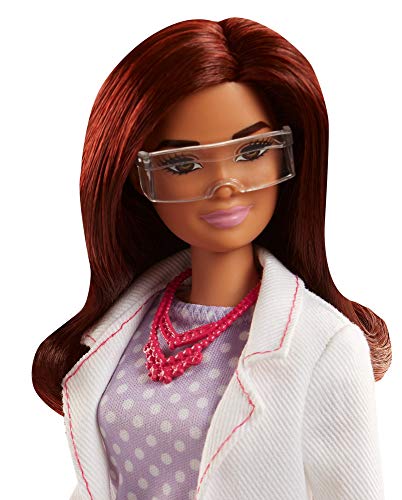 Barbie Quiero Ser científica, muñeca con accesorios (Mattel FJB09)