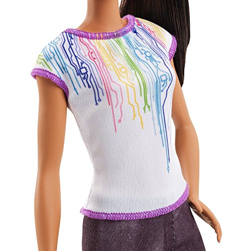 Barbie Quiero Ser ingeniera robótica, muñeca latina con accesorios (Mattel FRM11)