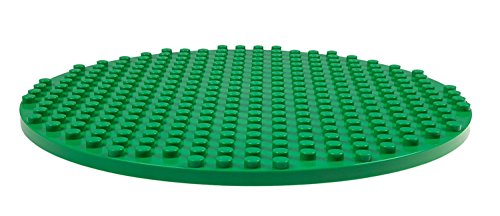 Base Circular para Construir - Compatible con Todas Las Grandes Marcas - Tacos Grandes - 31,75 cm de diámetro - Verde