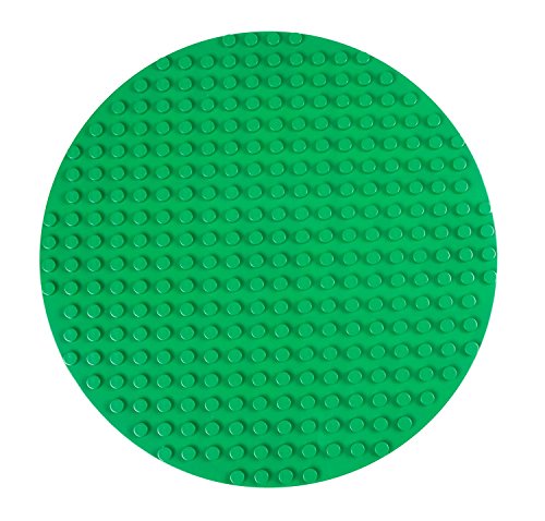 Base Circular para Construir - Compatible con Todas Las Grandes Marcas - Tacos Grandes - 31,75 cm de diámetro - Verde