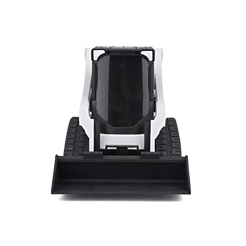 Bauer Spielwaren Tech R/C Bobcat T590 - Bobcat teledirigido con Pala móvil, Mando a Distancia para Juegos, a Partir de 5 años, 19 cm, Color Blanco y Negro (582183)