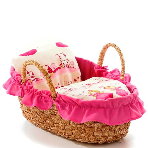 Bayer Chic 2000 141 04 Little Princess - Cesta de Transporte para muñeca (40 cm), Rosa