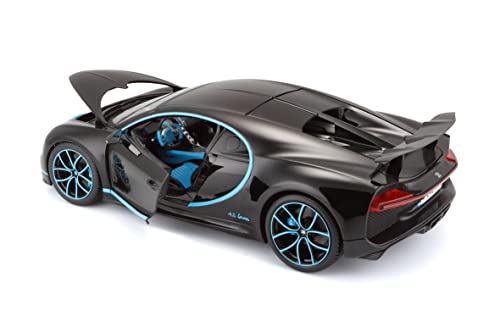 Bburago Bugatti Chiron en escala 1:18 en negro (18-11040BK)