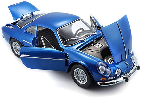 BBURAGO MAISTO France - Coche Miniatura Alpine Renault 1600 S Stradale 1971-escala 1/18 M31750, Azul