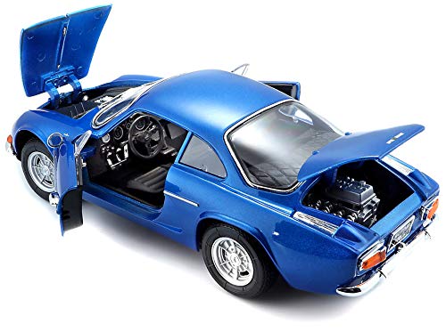 BBURAGO MAISTO France - Coche Miniatura Alpine Renault 1600 S Stradale 1971-escala 1/18 M31750, Azul